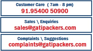 contact@gatipackers.com, complaints@gatipackers.com, bangalore, delhi, mumbai
